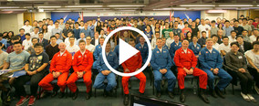 Royal Air Force (RAF) Red Arrows - Visit to HKU SPACE - youtube 1