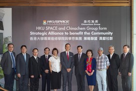 Chinachem's first business-education collaboration program HKU SPACE and Chinachem Group form a strategic alliance