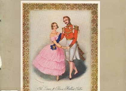 課程手冊封面設計：「維多利亞女王與阿爾伯特親王共舞」