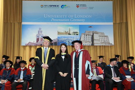 香港大學專業進修學院學生  獲頒倫敦大學一級榮譽學銜和勇奪全球第一