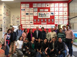 Group photo with Mr. Shawn Dehpanah, Vice President, Partnership and Corporate Innovation for APAC, Plug and Play Tech Centre
