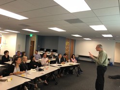 Delegates attended the workshop “Design Thinking @ Silicon Valley Model” conducted by Mr. John Stoddard in the INSEEC Business School San Francisco.