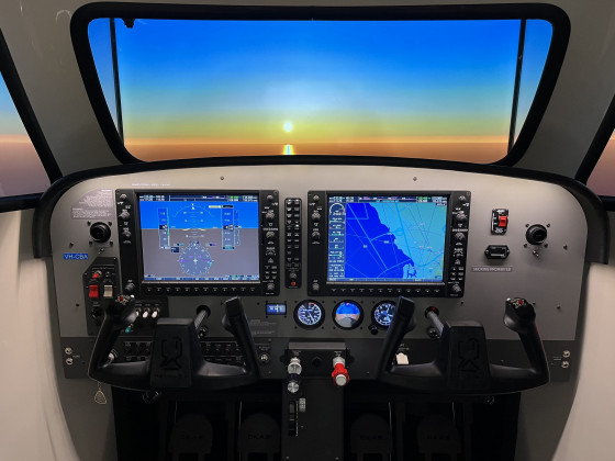 Aircraft Mock-up Cabin & Flight Simulator Lab