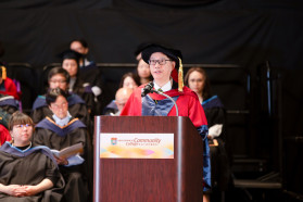 The ceremony commenced with remarks from Professor Fong 