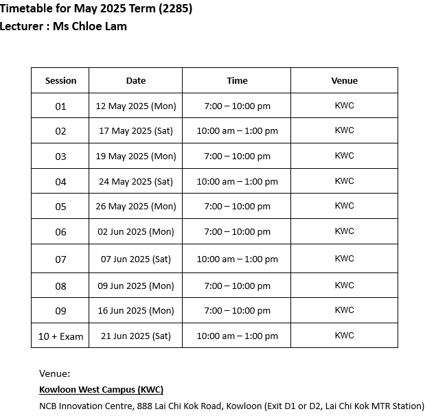 timetable