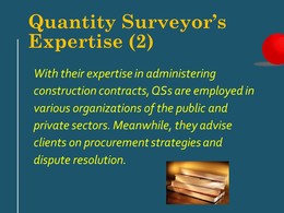 Diploma in Surveying - Quantity Surveyor's Expertise (2)