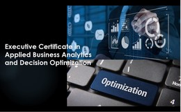 Executive Certificate in Applied Business Analytics and Decision Optimization
