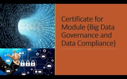 Certificate for Module (Big Data Governance and Data Compliance) 