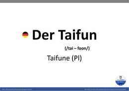 【Easy German - der Taifun 】
