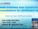 Automate business data transformation and consolidation for dashboard design (Demo Use Case: Staff Payroll Analytics)