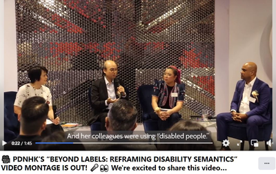 Speaking with distinguished professionals on disability terminology and inclusion