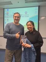 恭喜Maggie獲得我們法語入門證書課程的飛躍進步獎！Félicitations! 