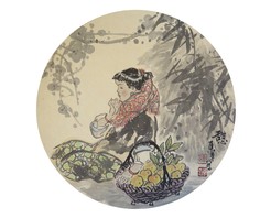 陳東平導師作品__扇面_作品二 (憩) 2014